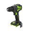 Дрель-шуруповерт ударная акк. Greenworks HD560, 24V, АКБ 5 Ач и ЗУ 