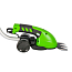 Садовые ножницы аккумуляторные Greenworks G7.2GS, 7,2V, щеточные, с встроенной АКБ 2 A/ч и телескопической ручкой