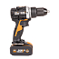 Дрель-шуруповерт  WORX WX352.1, 20V, ударная, бесщеточная, с 2xАКБ 4 А/ч и ЗУ + кейс