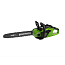 Пила цепная  Greenworks GD40CS18K2, 40V, 40 см, бесщеточная, до 1,8 кВт, с АКБ 2 А/ч и ЗУ