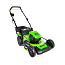 Газонокосилка Greenworks GD60LM46HPK8, 60V, 46 см, бесщеточная, с АКБ 8 А/ч и ЗУ