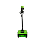 Снегоуборщик снеголопата Greenworks GD60SS, 60V, 30 см, бесщеточный, без АКБ и ЗУ
