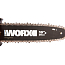 Пила цепная  WORX WG322E, 20V, 25 см, щеточная, с АКБ 2 А/ч и ЗУ
