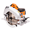 Пила дисковая электрическая WORX WX445, 190 мм, 220V, 1600 Вт, щеточная