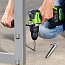 Дрель-шуруповерт Greenworks GD24DD140, 24V, ударная, бесщеточная, 4 А/ч АКБ и 2А ЗУ