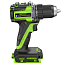 Дрель шуруповерт Greenworks DD560 24V, АКБ 4 А.ч и ЗУ