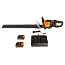 Кусторез  WORX WG284E.1, 40V, 60 см, щеточный, с 2xАКБ 2 А/ч и двойным ЗУ