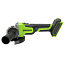 Угловая шлифмашина Greenworks AG5900K5, 24V, 125 мм, бесщеточная, с АКБ 5 А/ч и ЗУ 2А