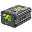 Триммер  Greenworks GD60BCBK5, 60V, 40 см, бесщеточный, с велосипедной ручкой, с АКБ 5 А/ч и ЗУ