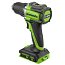Дрель шуруповерт Greenworks DD560 24V, АКБ 4 А.ч и ЗУ