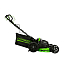 Газонокосилка Greenworks GC82LM61SK5 TwinForce, 82V, 61 см, самоходная, бесщеточная, с АКБ 5 А/ч и ЗУ