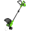 Триммер Greenworks G40LT331, 40V, 33 см, щеточный, без АКБ и ЗУ