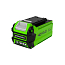 Газонокосилка Greenworks G40LM35K2, 40V, 35 см, щеточная, c АКБ 2 А/ч и ЗУ