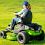 Трактор садовый Greenworks CrossoverT GC82LT107K5, 82V, 107 см, бесщеточный, 6xАКБ 5 А/ч и ЗУ 8А