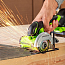 Угловая шлифмашина Greenworks GD24UCS, 24V, 76 мм, бесщеточная, АКБ 8 А/ч и ЗУ