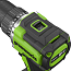 Дрель шуруповерт Greenworks DD560 24V, АКБ 4 А.ч и ЗУ
