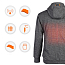 Куртка с подогревом WORX WA4660, размер S, серая