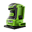 Вибрационная шлифмашина  Greenworks G24SS14, 24V, щеточная, АКБ 2 А/ч и ЗУ