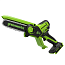 Мини-пила цепная Greenworks GD24CSMNX, 24V, 15 см, бесщеточная,АКБ 2 А/ч  и ЗУ