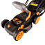 Газонокосилка WORX WG779E, 40V, 34 см, щеточная, с 2xАКБ 2 А/ч и двойным ЗУ