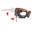 Лобзик-сабельная пила  WORX Axis WX550.1, 20V, щеточный, с 2xАКБ 2 А/ч и ЗУ + кейс