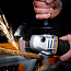 Угловая шлифмашина  WORX WX803, 20V, 125 мм, щеточная, с 2xАКБ (2 А/ч и 4 А/ч) и ЗУ + кейс