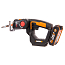 Лобзик-сабельная пила  WORX Axis WX550.1, 20V, щеточный, с 2xАКБ 2 А/ч и ЗУ + кейс