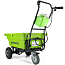Садовая тележка самоходная Greenworks G40GCK4, 40V, 106 л, с АКБ 2 А/ч и ЗУ