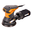 Орбитальная шлифмашина электрическая WORX WX652.1, 220V, 125 мм, 300 Вт, щеточная