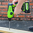Перфоратор  Greenworks GD24SDS1, 1,2 Дж, 24V, бесщеточный, АКБ 4 А.ч и ЗУ