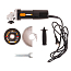 Угловая шлифмашина WORX WX718, 220V, 125 мм, 900 Вт, щеточная + кейс