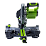 Торцовочная пила Greenworks GD24MS216K2, 24V, с АКБ 2 А/ч и ЗУ 2А