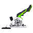 Пила циркулярная Greenworks G24MCS, 115 мм, 24V, бесщеточная, АКБ 8 А/ч и ЗУ