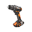 Дрель-шуруповерт Worx WX100, 20V, ударная, щеточная, с АКБ 2 А/ч и ЗУ + сумка