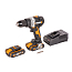 Дрель-шуруповерт  WORX WX352, 20V, ударная, бесщеточная, с 2xАКБ 2 А/ч и ЗУ + кейс