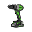 Дрель-шуруповерт  Greenworks GD24DD60, 24V, ударная, бесщеточная, без АКБ и ЗУ