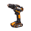 Дрель-шуруповерт  Worx WX101, 20V, щеточная, с 2xАКБ 2 А/ч и ЗУ + сумка и коробка