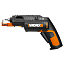 Отвертка  WORX WX255, 4V, щеточная, с ЗУ + набор бит (6 шт.)