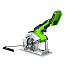 Пила циркулярная Greenworks G24MCS, 115 мм, 24V, бесщеточная, АКБ 8 А/ч и ЗУ