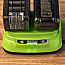 Двойное зарядное устройство Greenworks G24X2C8, 24V, 8А