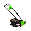 Газонокосилка Greenworks GLM1232, 220V, 1200 Вт, 33 см, щеточная