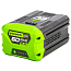 Триммер Greenworks GD60LTK2, 60V, 40 см, бесщеточный, c АКБ 2 А/ч и ЗУ