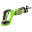 Пила сабельная Greenworks GPT-BLRS-1K2, 24V, бесщеточная, c АКБ 5 А/ч и ЗУ 2А