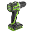 Дрель шуруповерт Greenworks DD560 24V, АКБ 4 А.ч и ЗУ