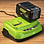 Двойное зарядное устройство Greenworks G24X2C8, 24V, 8А
