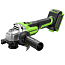 Угловая шлифмашина Greenworks AG5900K5, 24V, 125 мм, бесщеточная, с АКБ 5 А/ч и ЗУ 2А
