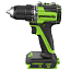 Дрель шуруповерт Greenworks DD560 24V, АКБ 4 А.ч и ЗУ