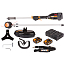 Триммер  WORX NITRO WG186E.1, 40V, 38 см, бесщеточный, с 2xАКБ 4 А/ч и двойным ЗУ + коробка