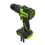 Дрель-шуруповерт ударная акк. Greenworks HD560, 24V, АКБ 5 Ач и ЗУ 