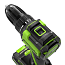 Дрель-шуруповерт Greenworks DD345K2, 24V, бесщеточная, с 2хАКБ 2 А/ч и ЗУ 2А